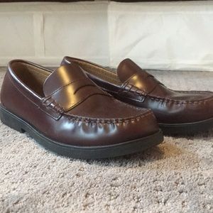 Boys Sperry Top-Sider Loafers Size 5.5 Burgundy
